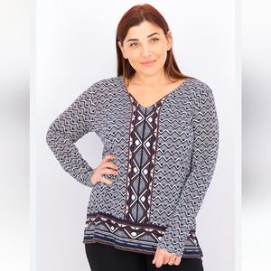 Magnolia Grace Stitch Fix Small Long Sleeve Blouse